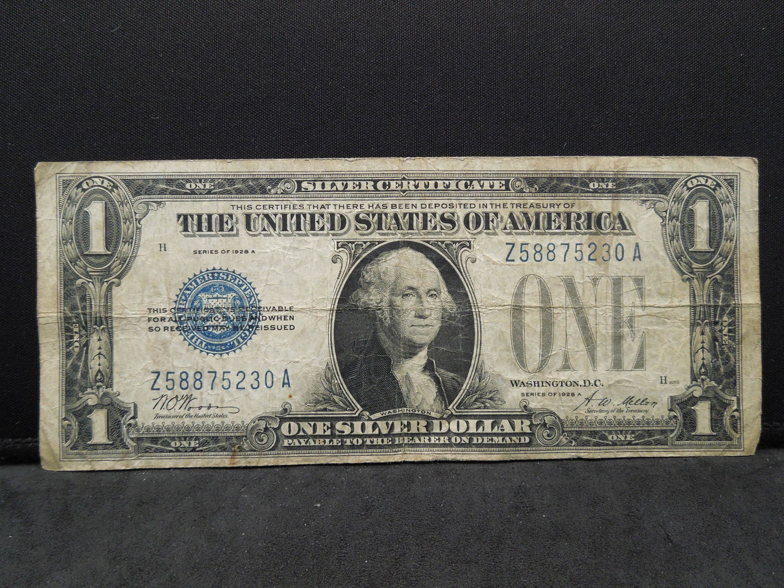 1928 A $1.00 Silver Certificate Funny back (1 of 3)