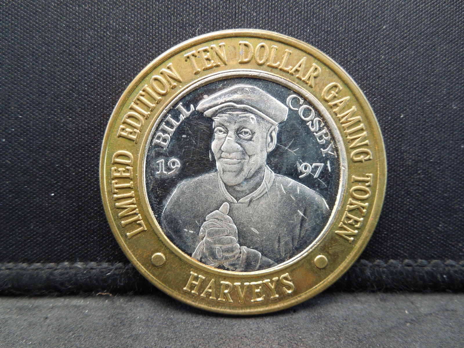 Silver Casino Token Harvey's Las Vegas: Silver Casino Token Harvey's Las Vegas