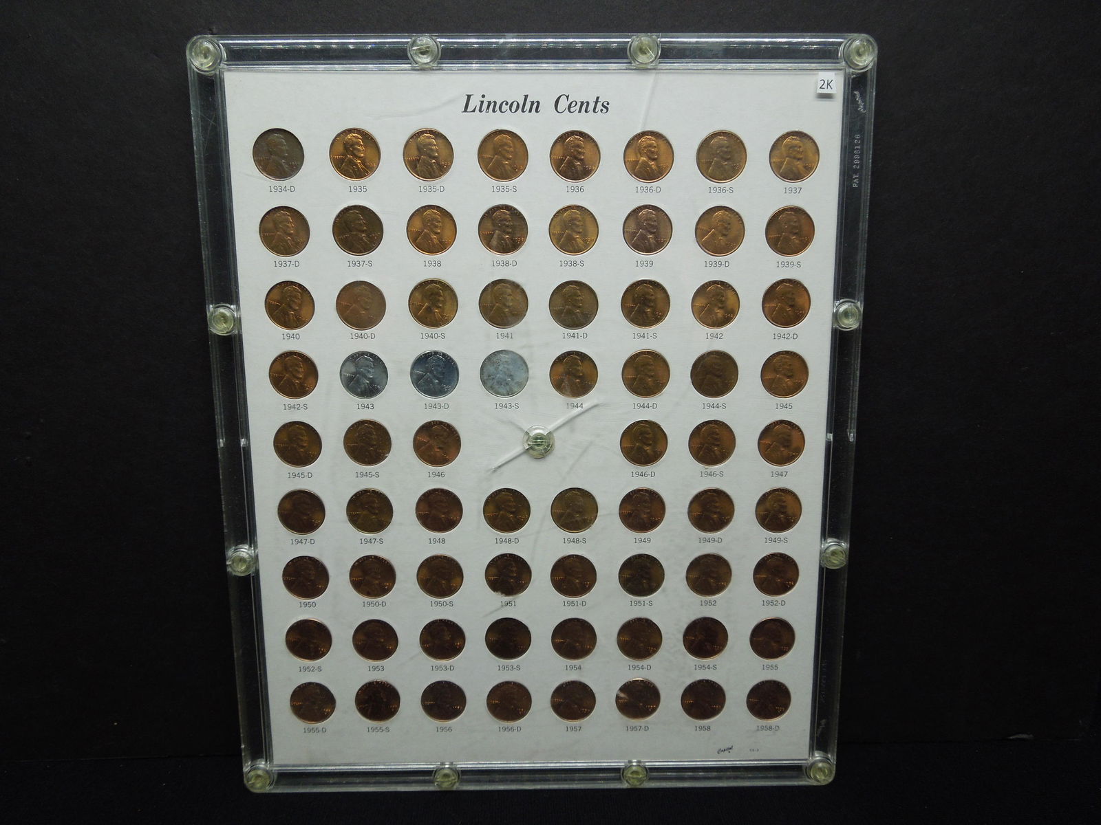 1934 to 1958 Brilliant Uncirculated Lincoln Head Cent (1 of 6)
