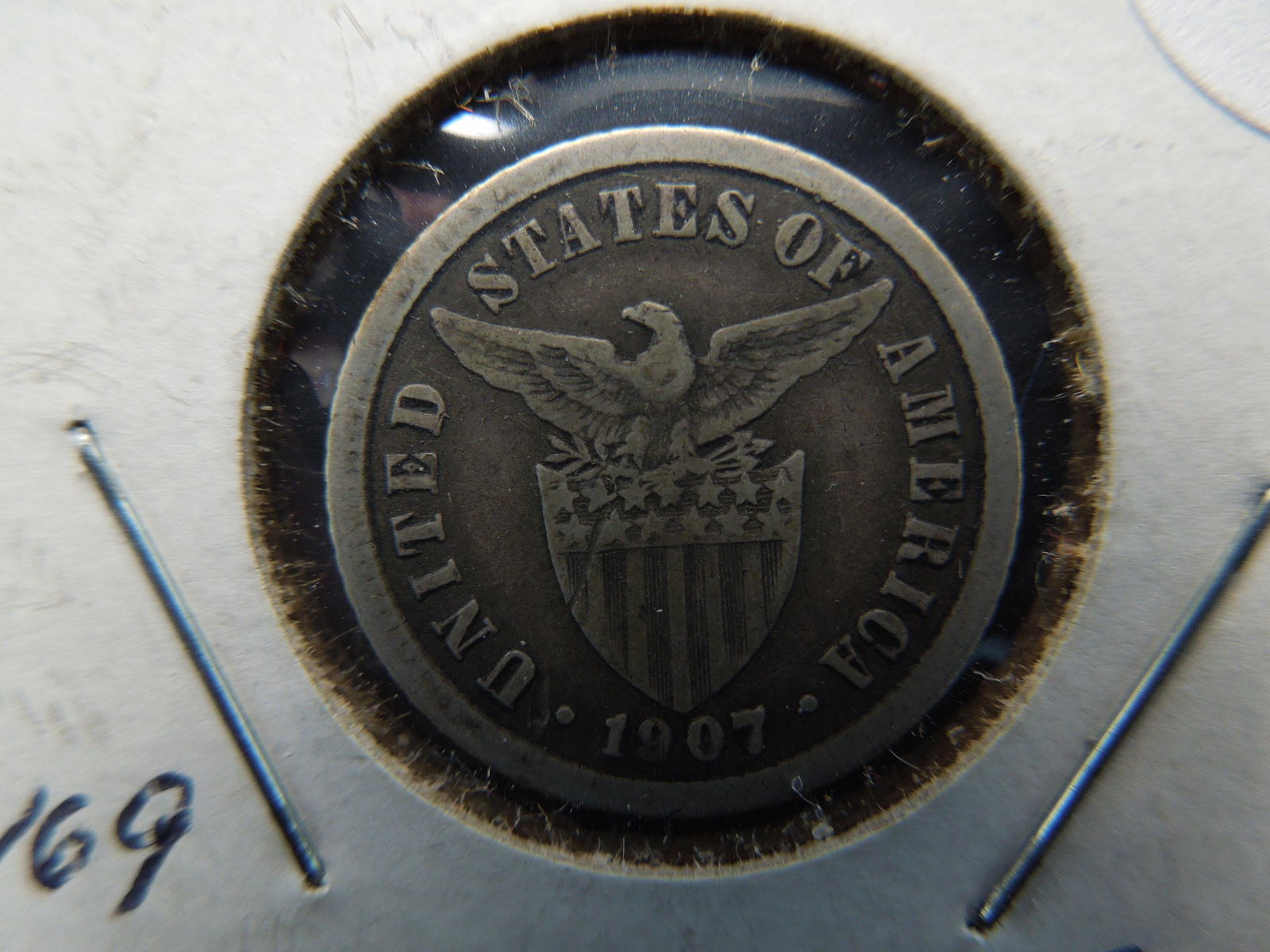 1907 Philippines Silver 10 Centavos (1 of 3)