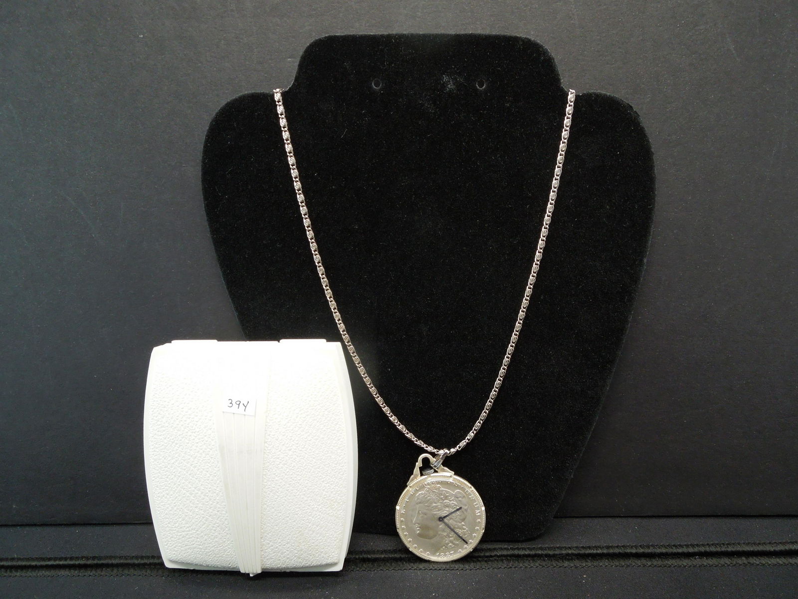 1887 Morgan Silver Dollar Watch - 17 Jewels Mechanical (1 of 6)