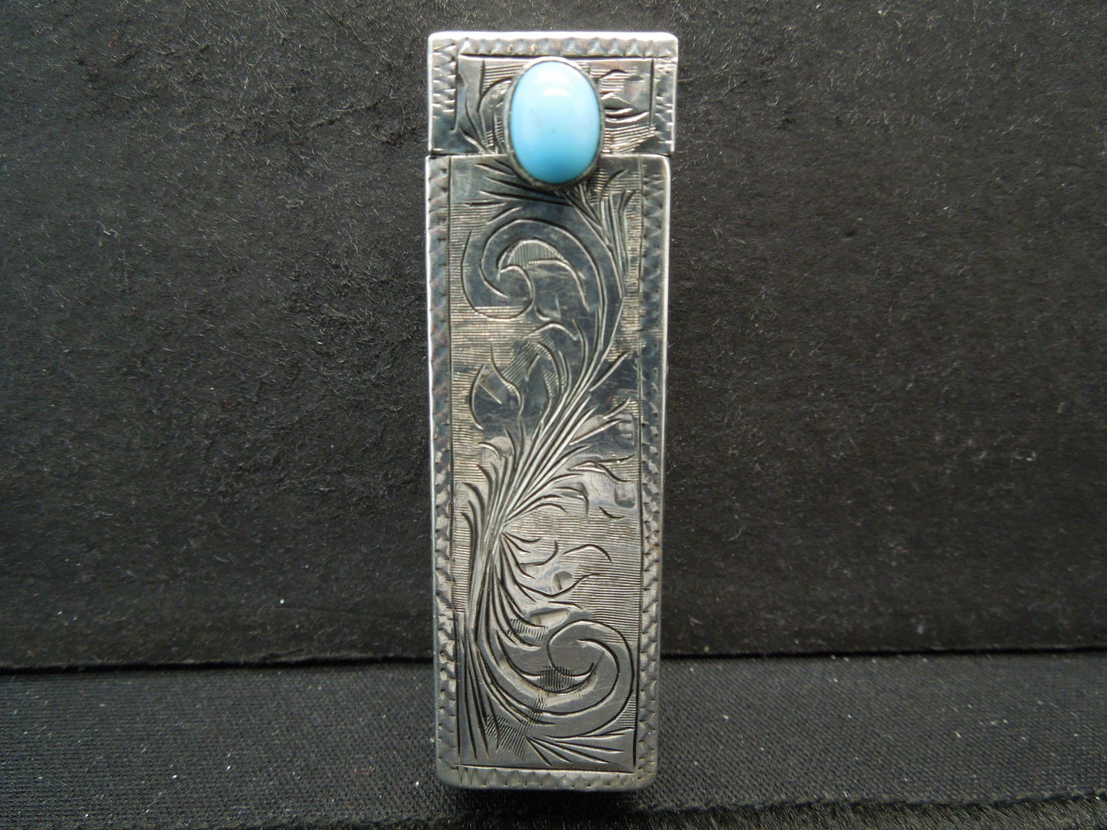 Antique .800 Silver Italian Lipstick Holder With Pop-up (1 of 5)