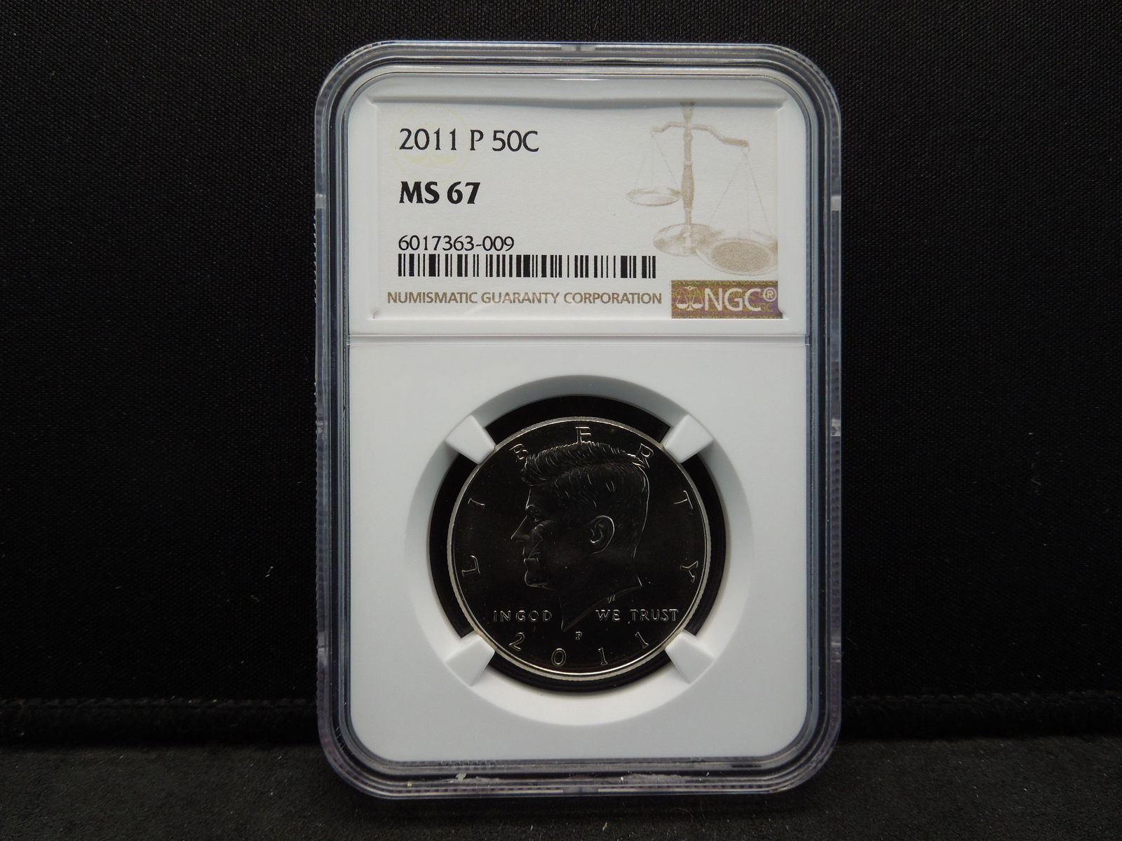 2011 P Kennedy Half Dollar NGC MS67 (1 of 4)