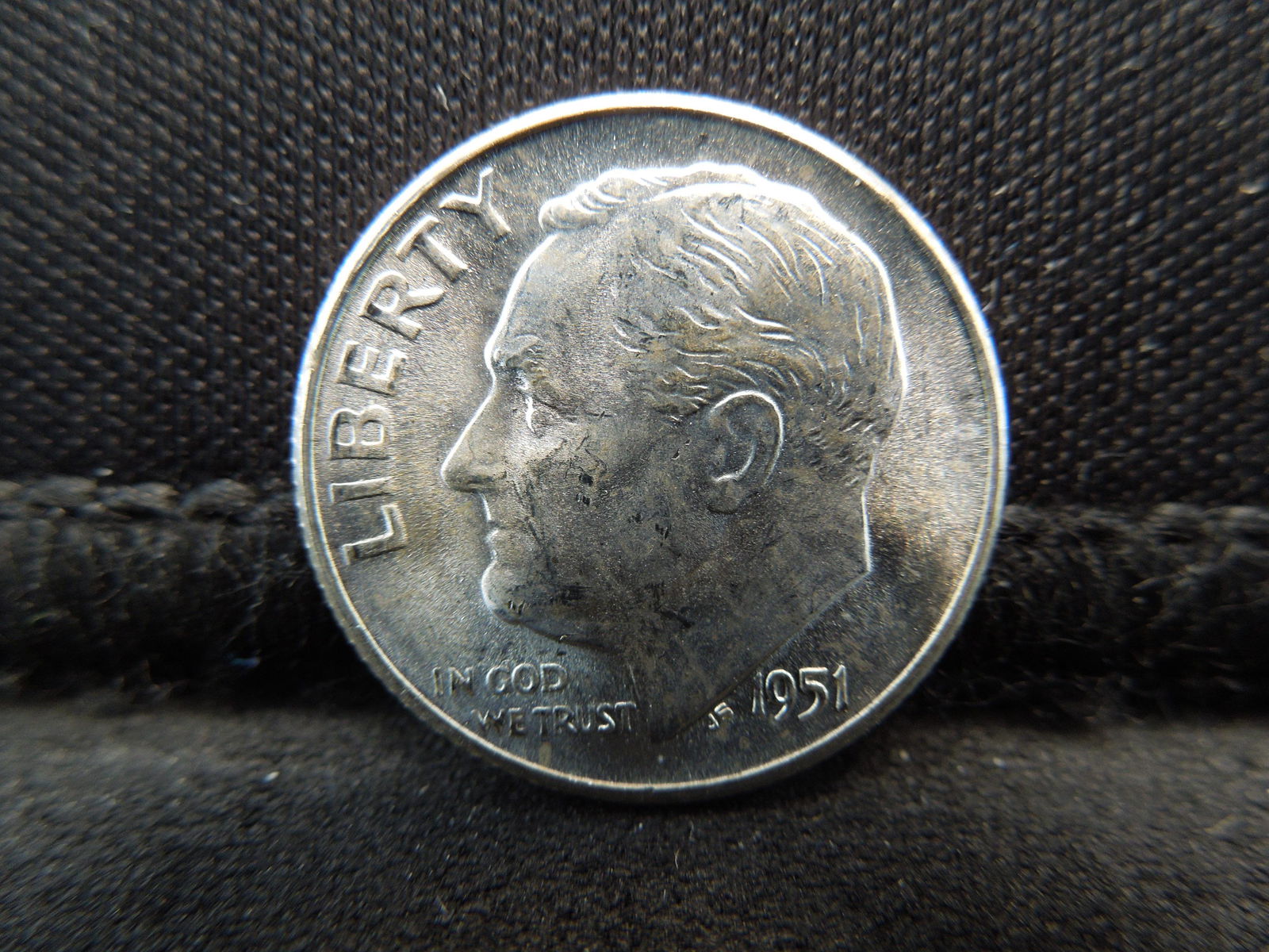 1951 S Silver Roosevelt Dime BU Semi Key Date (1 of 2)