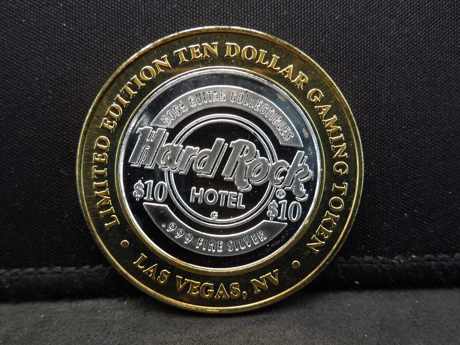 Silver Casino Token Hard Rock Hotel Las Vegas NV (1 of 3)