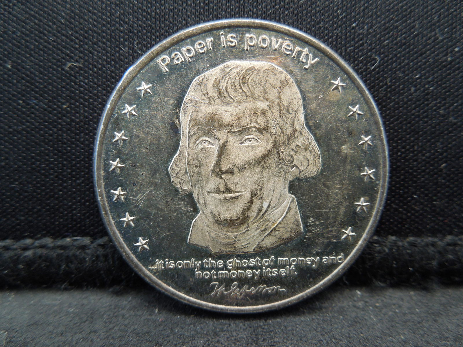 1/2 Troy Ounce .999 Silver Round Paper is Poverty (1 of 2)