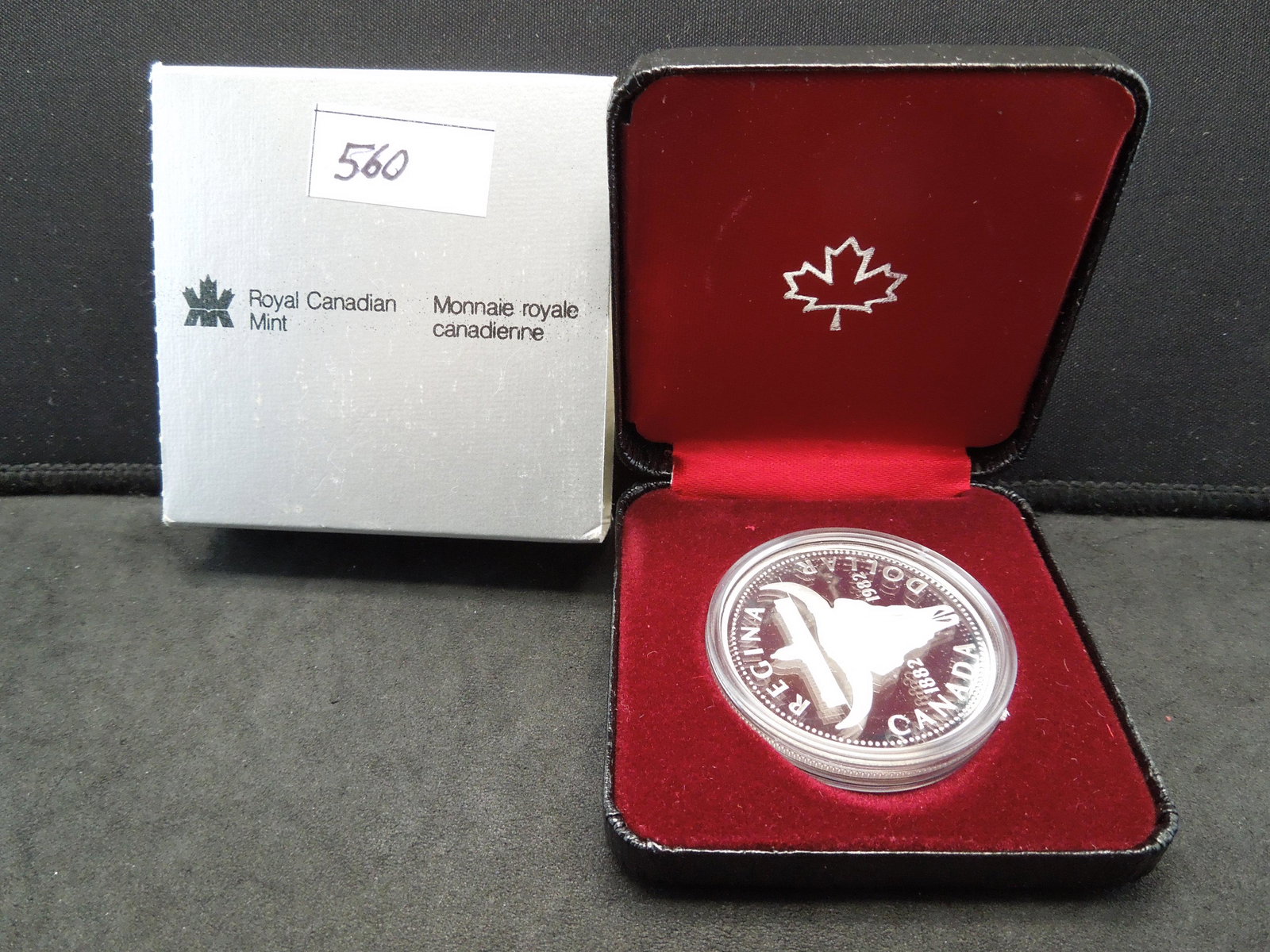 1982 Canadian Proof Silver Dollar (1 of 3)