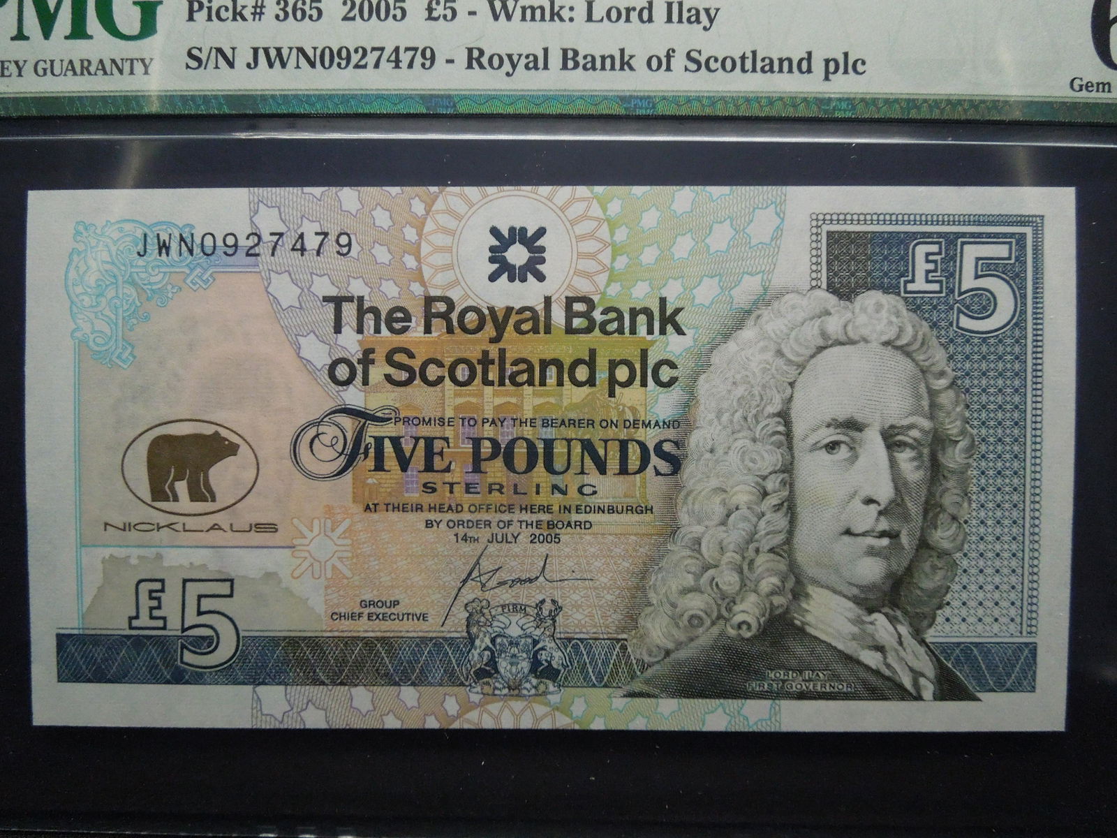 2005 Scotland Five Pounds.  Commemorative.  Jack (1 of 4)