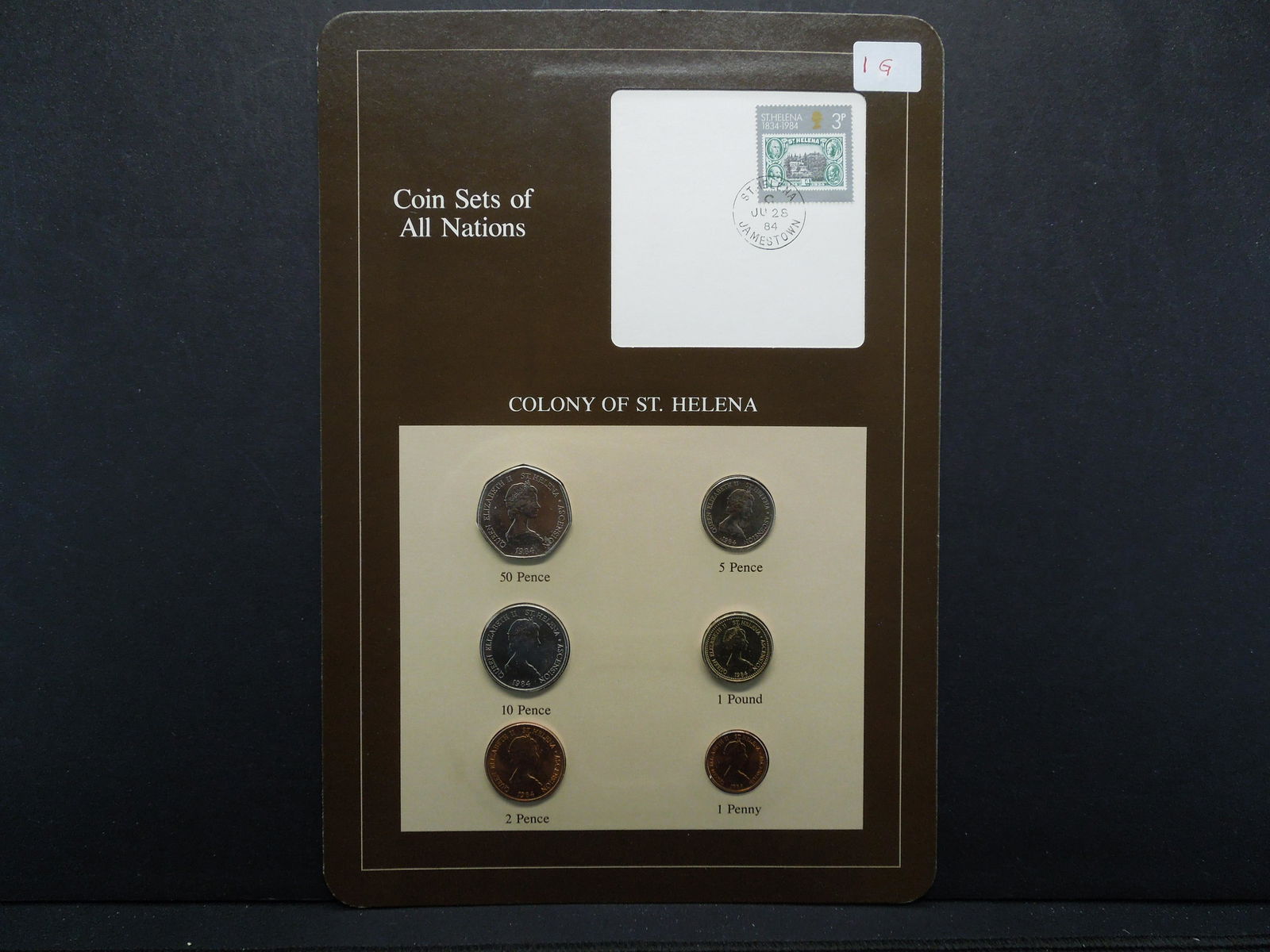 Colony of St. Helena.  6 Coin Uncirculated Set. (1 of 4)