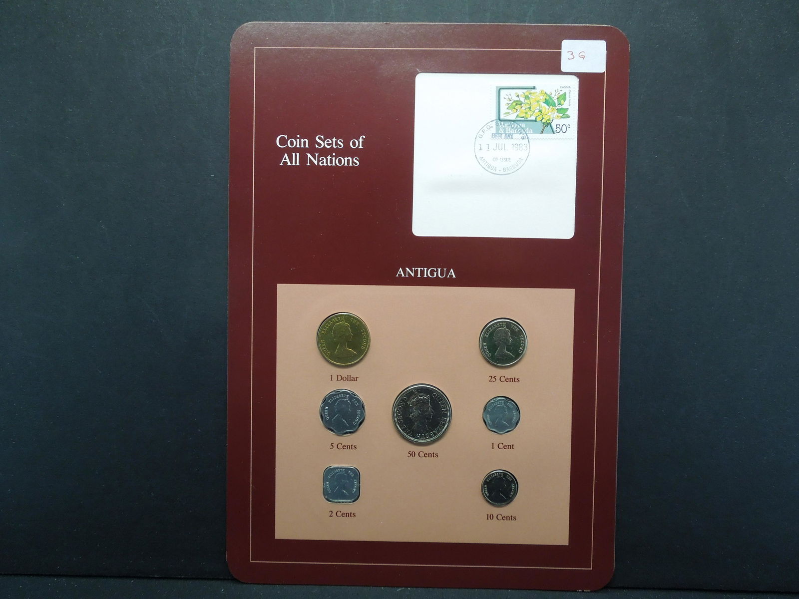 Antigua.  7 Coin Uncirculated Set. (1 of 4)