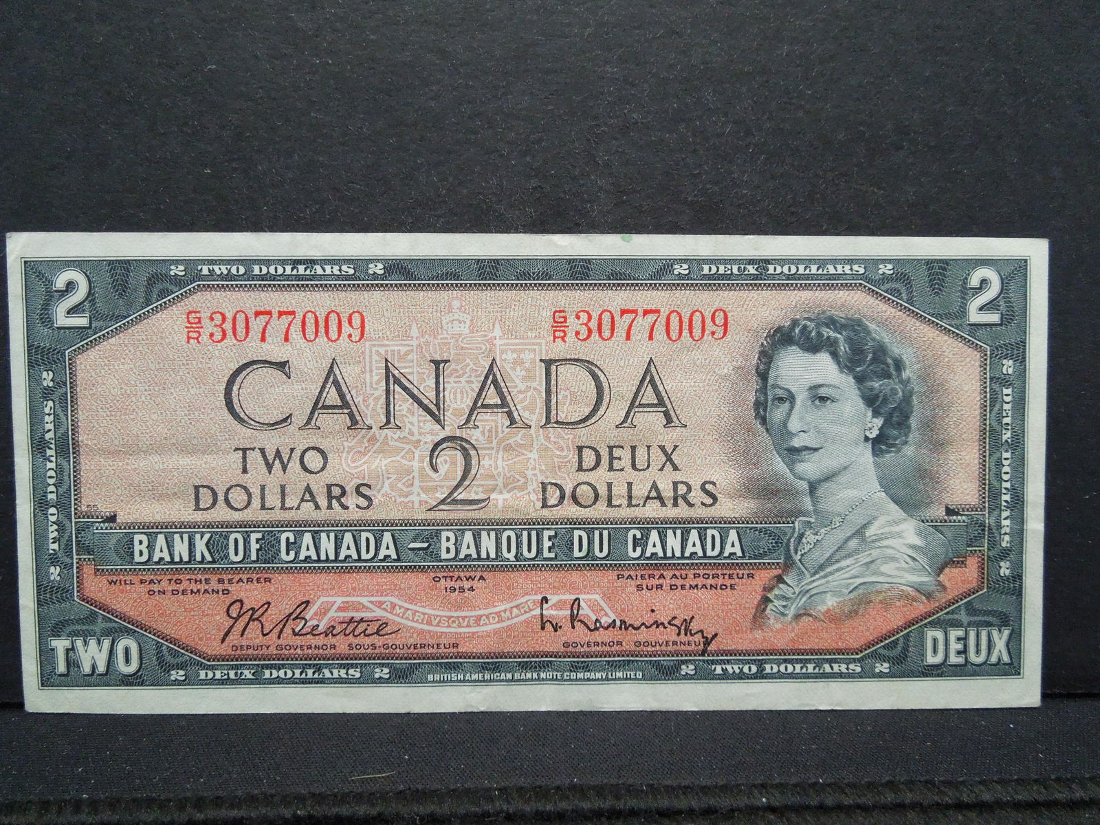 1954 Canada $2.  XF.  Nice. (1 of 3)