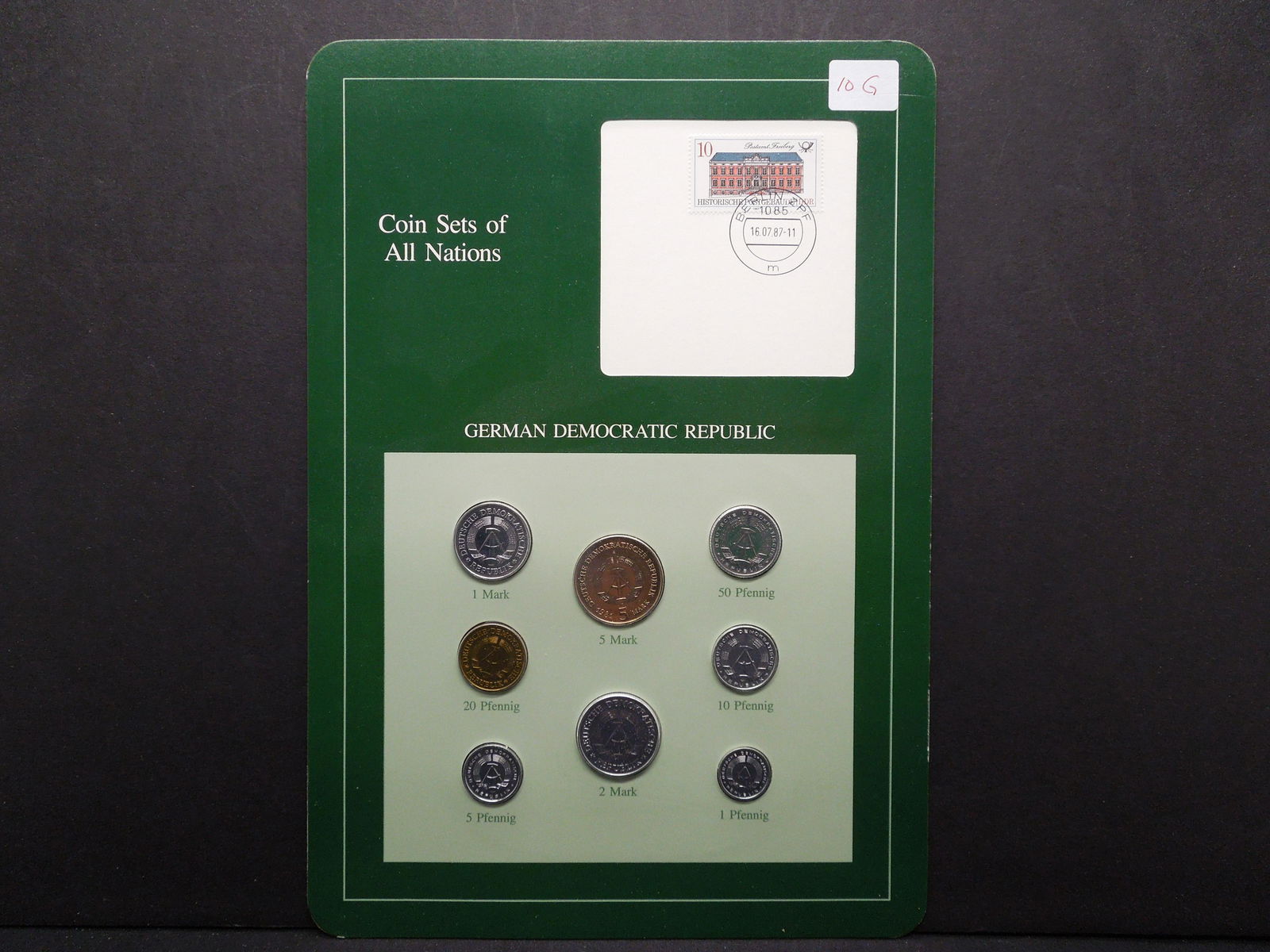 German Democratic Republic.  8 Coin Uncirculated Set. (1 of 4)