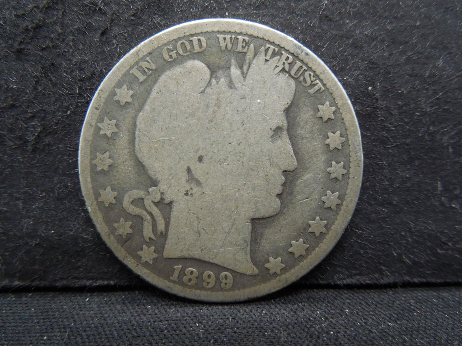 1899-O Barber 50c.  Good. (1 of 2)