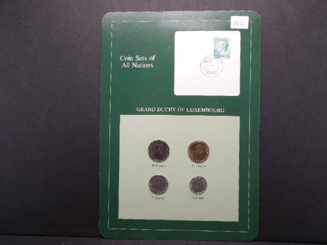 Grand Duchy of Luxembourg.  4 Coin Uncirculated Set. (1 of 4)