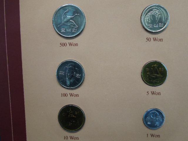 Republic of Korea.  6 Coin Uncirculated Set. (1 of 3)