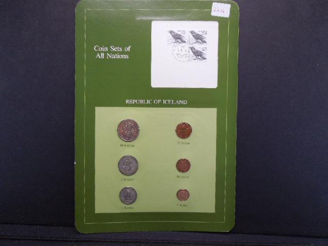 Republic of Iceland.  6 Coin Uncirculated Set. (1 of 4)
