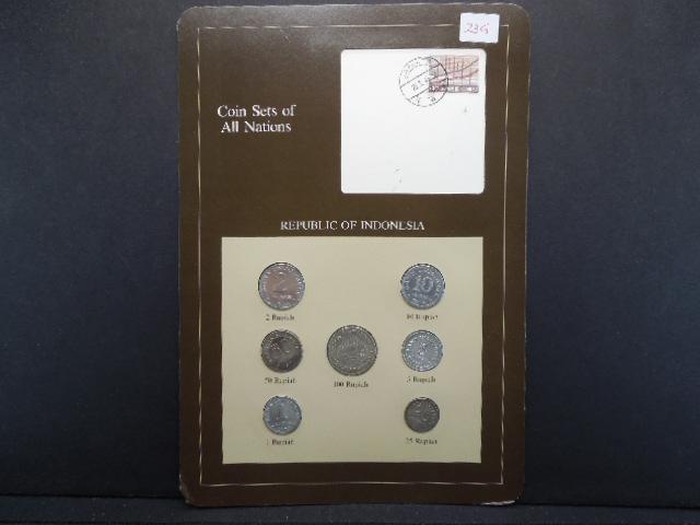Republic of Indonesia.  7 Coin Uncirculated Set. (1 of 4)