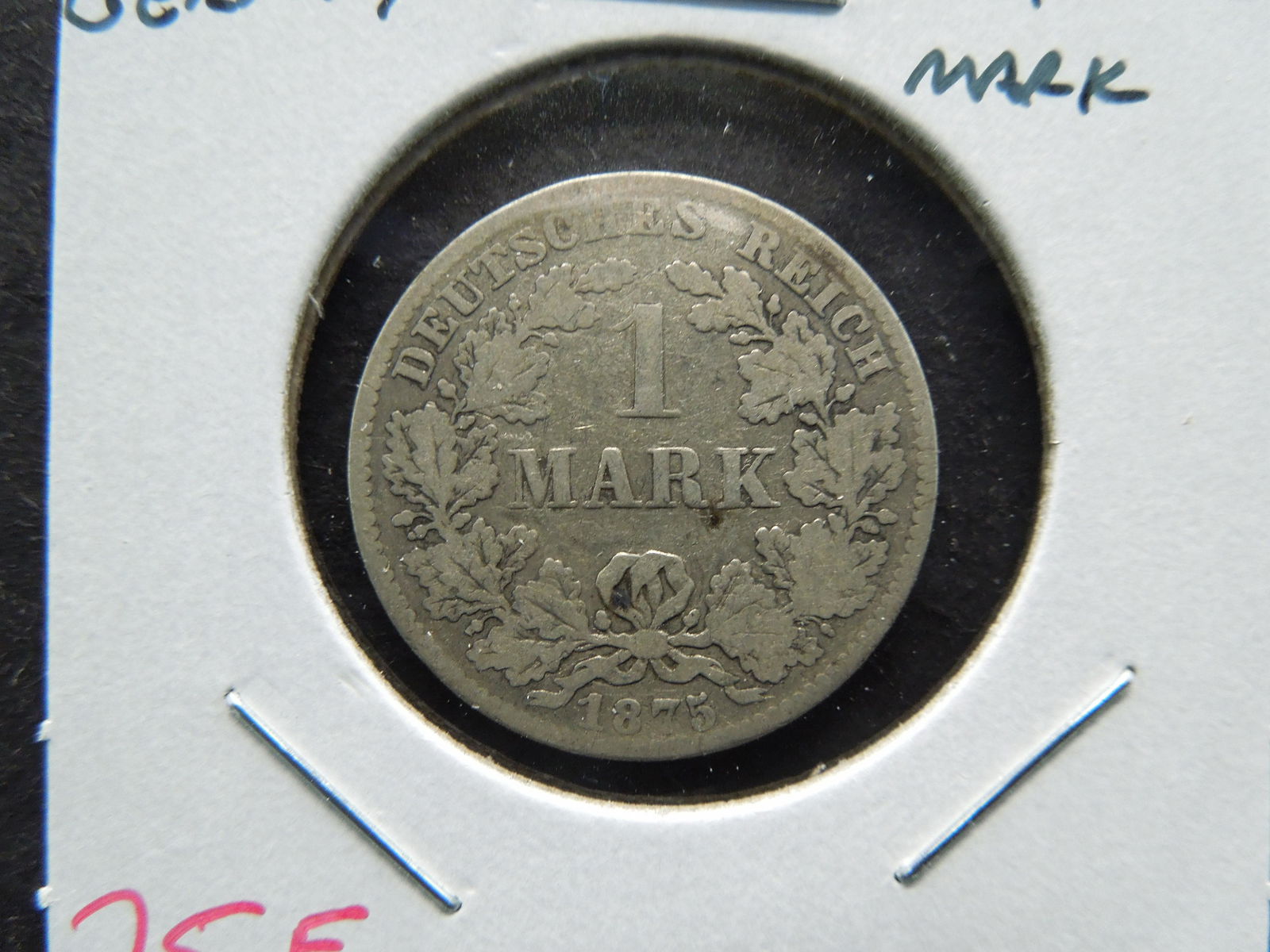 1875 Germany Silver 1 Mark. (1 of 3)