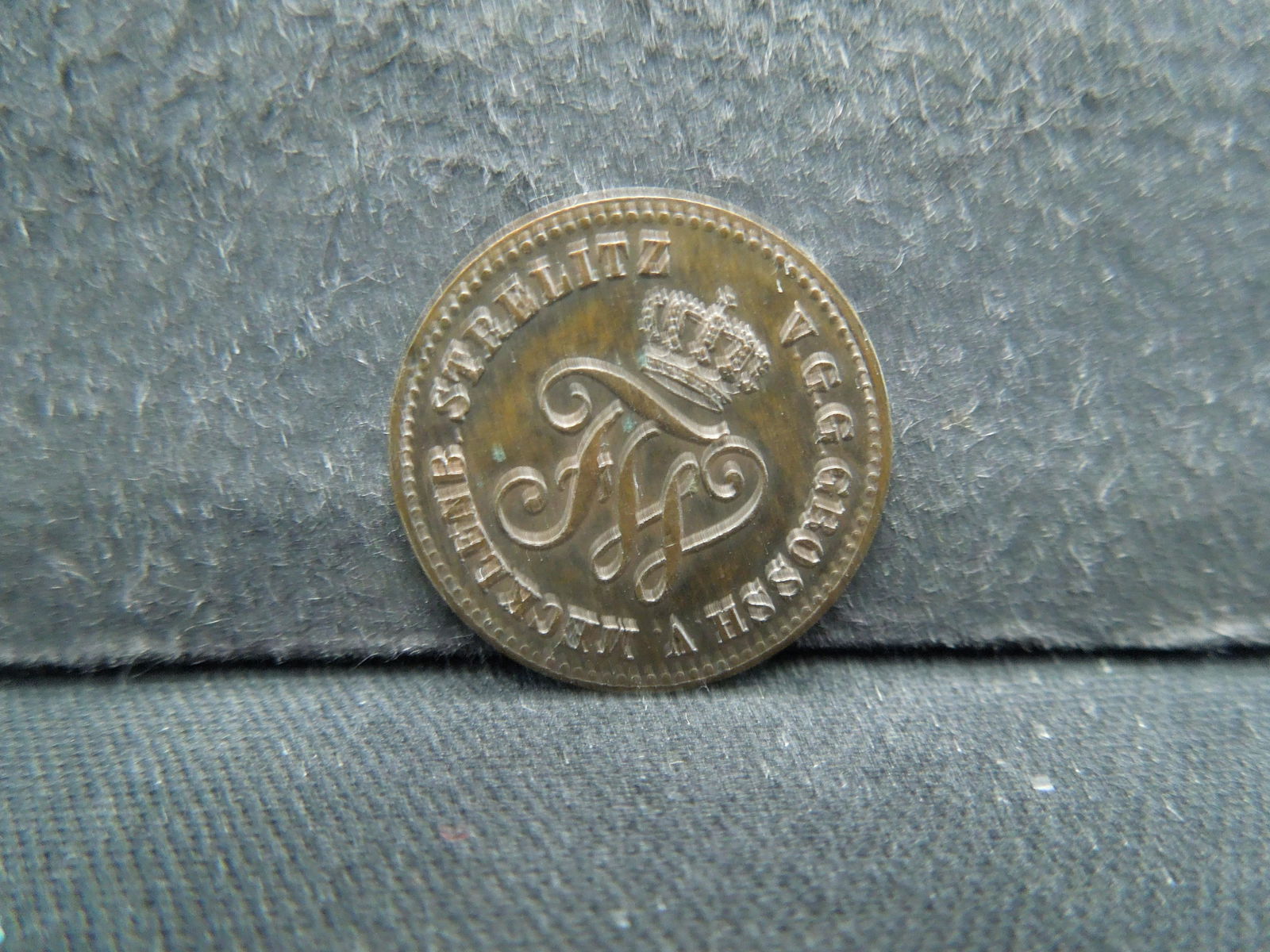 1872-B Germany 1 Pfennig.  Nice UNC. (1 of 2)