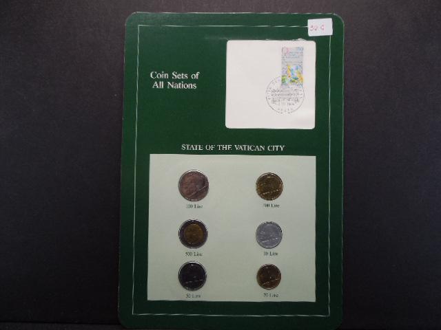 State of the Vatican City.  6 Coin Uncirculated Set. (1 of 4)