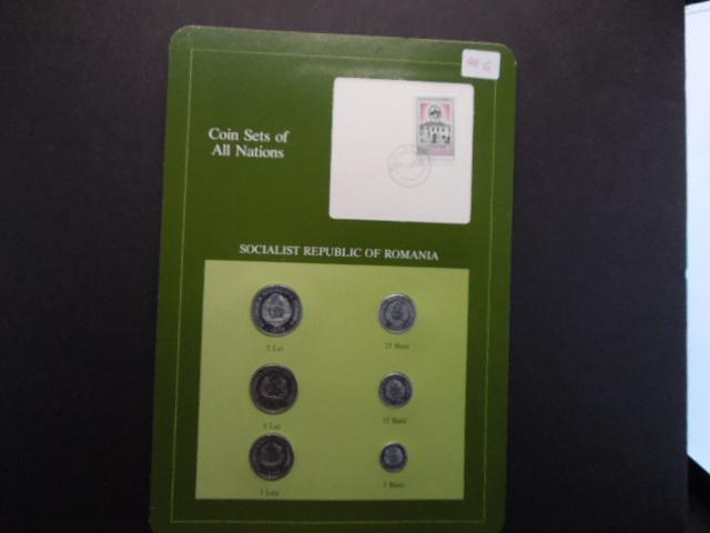 Socialist Republic of Romania.  6 Coin Uncirculated (1 of 4)