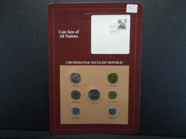 Czechoslovak Socialist Republic.  7 Coin Uncirculated (1 of 4)