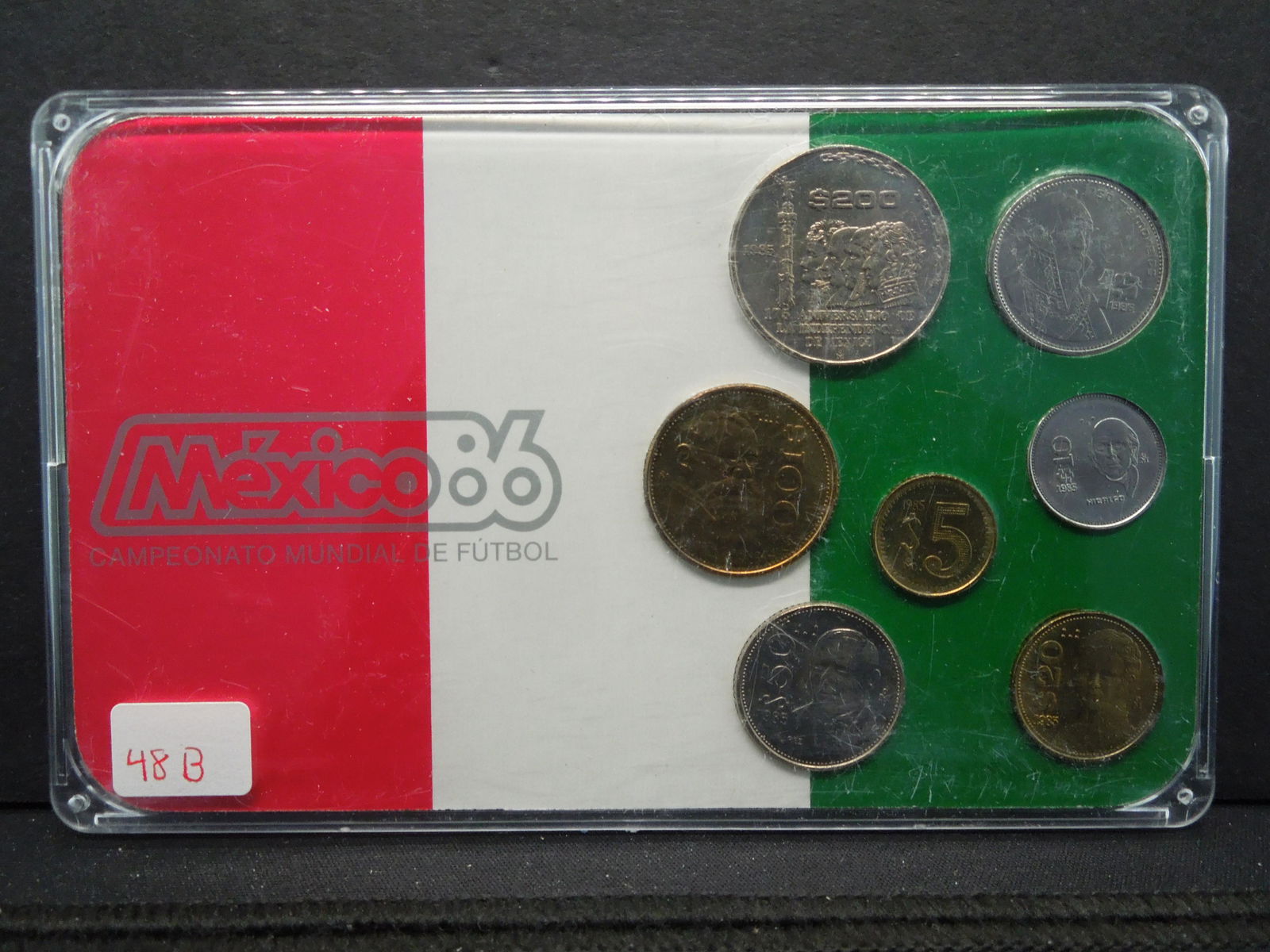 Mexico Mint 7 Coin Set Commemorating The 1986 FIFA (1 of 2)