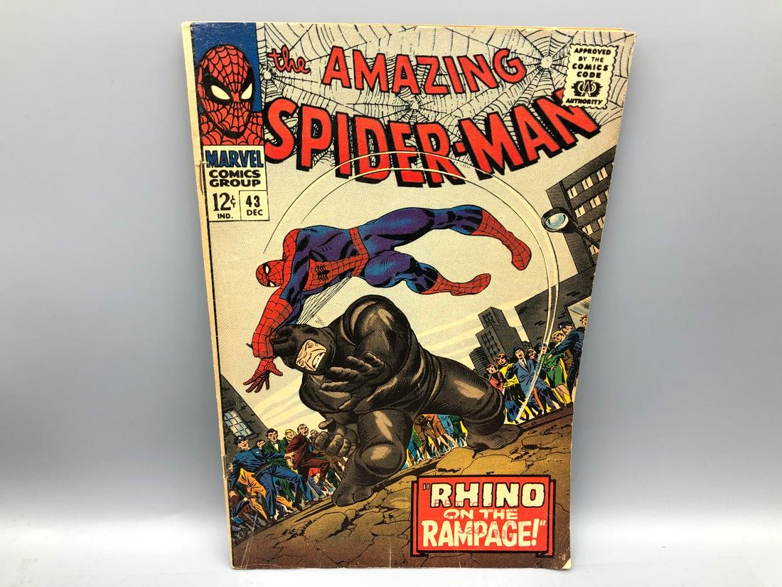 Amazing Spiderman #43 - 1st full appearance of Mary: Amazing Spiderman #43 - 1st full appearance of Mary Jane Watson; Origin of the Rhino