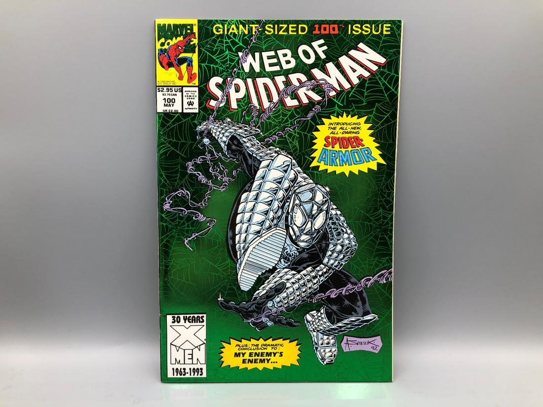 Web of Spiderman #100 - 1st Appearance of Spider Armor: Web of Spiderman #100 - 1st Appearance of Spider Armor