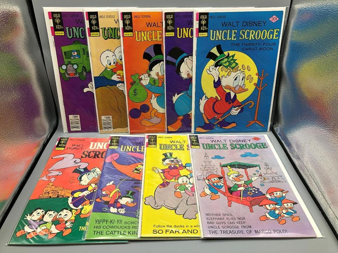 Walt Disney Uncle Scrooge Lot of 9 Comics (1 of 1)