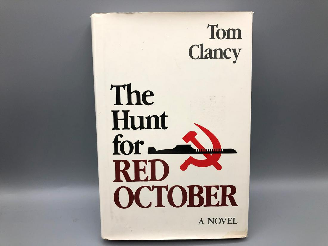 The Hunt For Red October Hardcover Book by Tom Clancy (1 of 2)