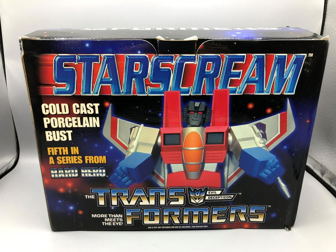 2002 Hard Hero Transformers Starscream Bust #3465/5000 (1 of 6)