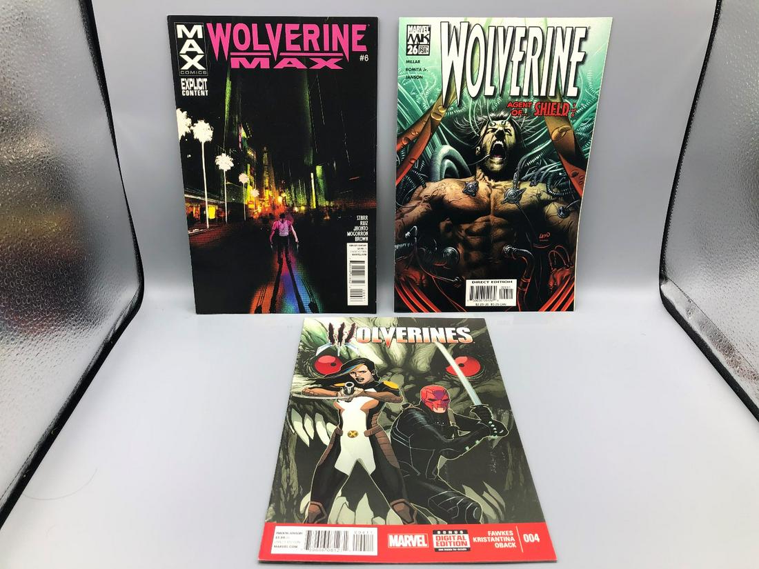 Wolverine Max #6, Wolverine #26, Wolverines #4 (1 of 2)