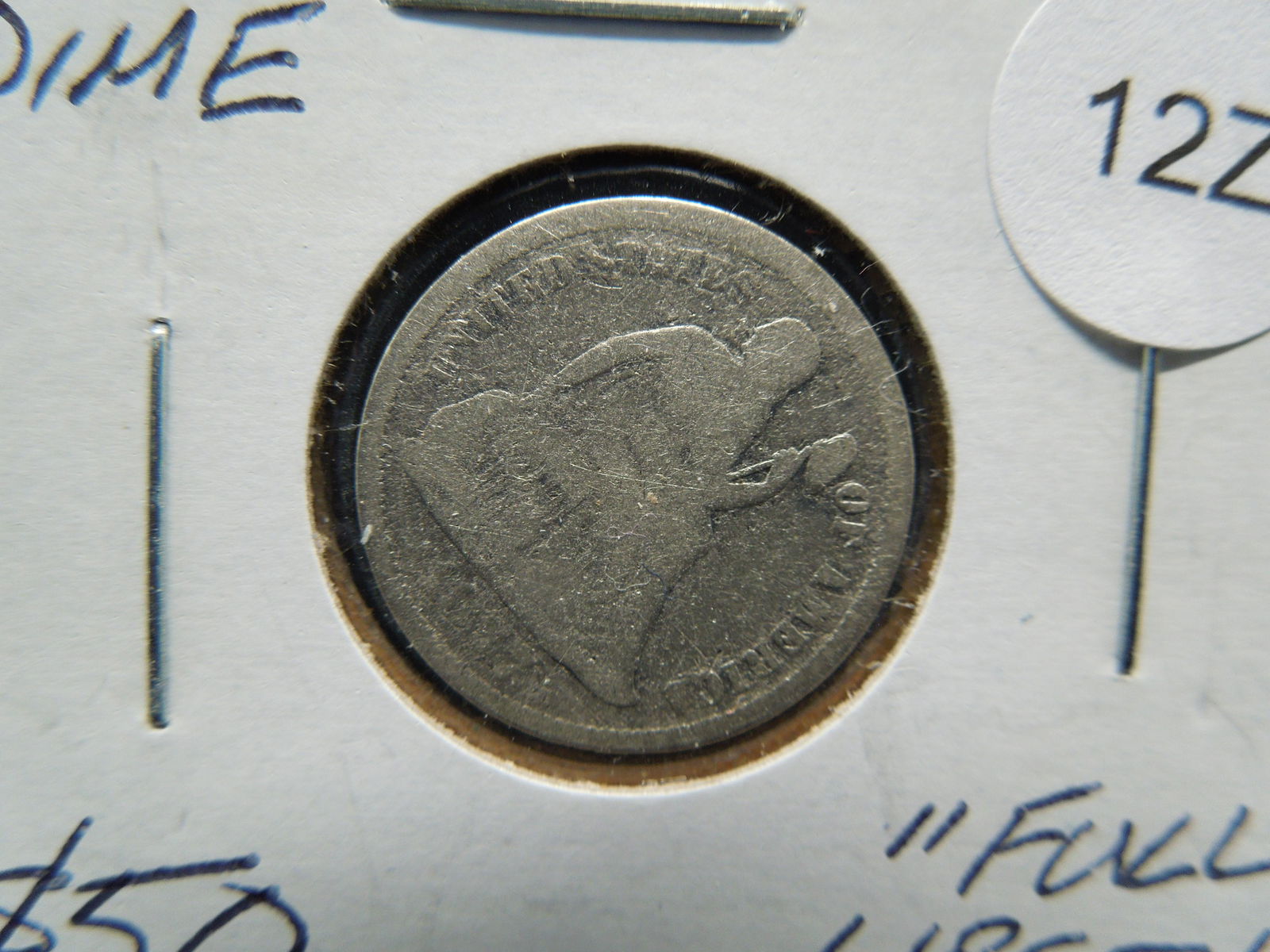 1877 CC Seated Dime (1 of 3)