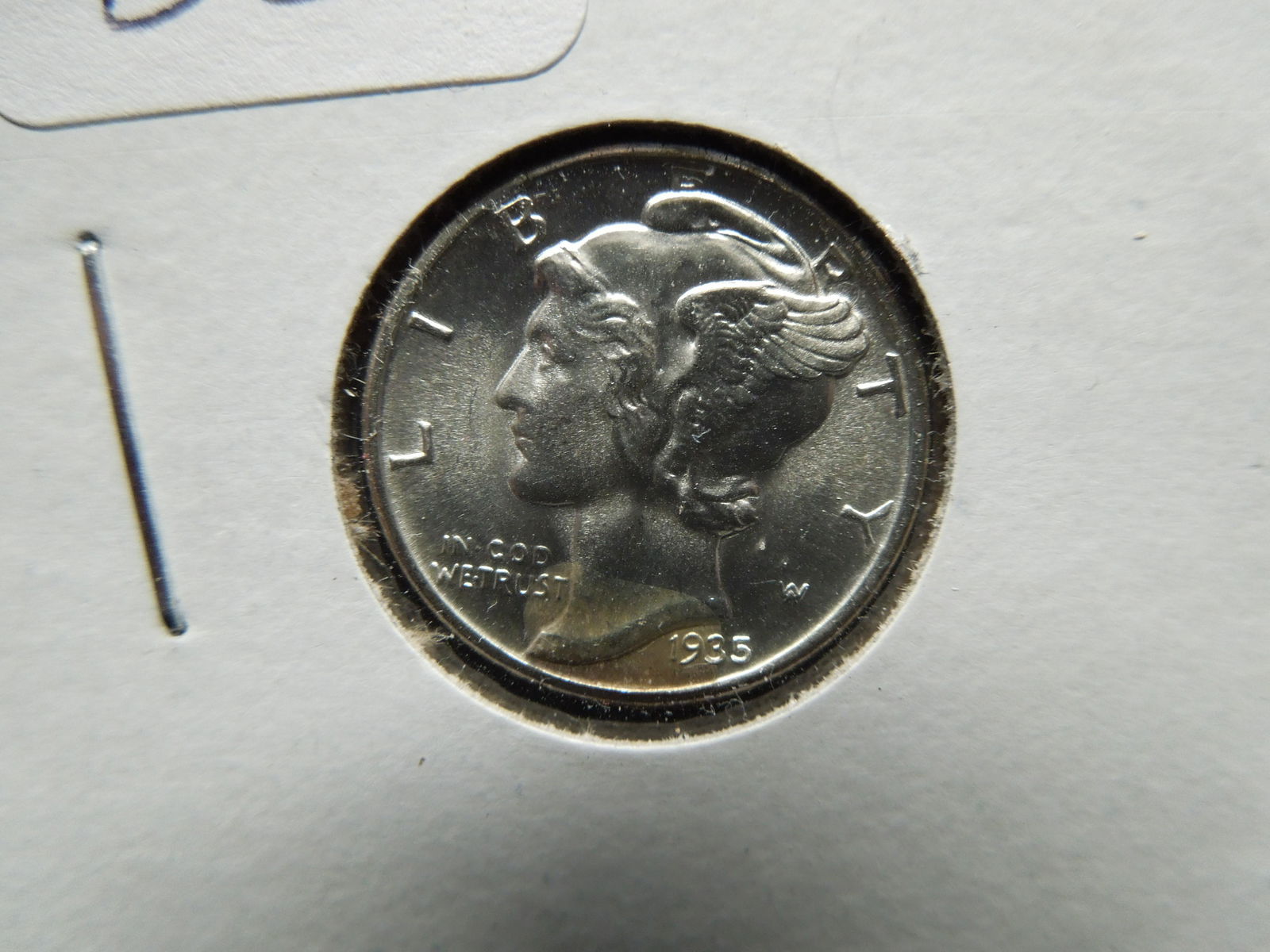 1935 Mercury Dime Gem BU Blast White (1 of 3)