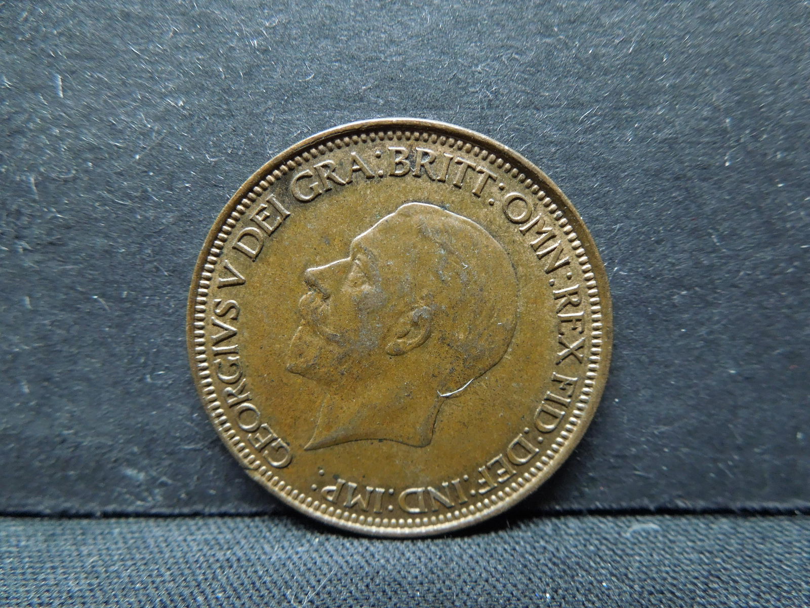 1929 Great Britain Half Penny Nice (1 of 2)