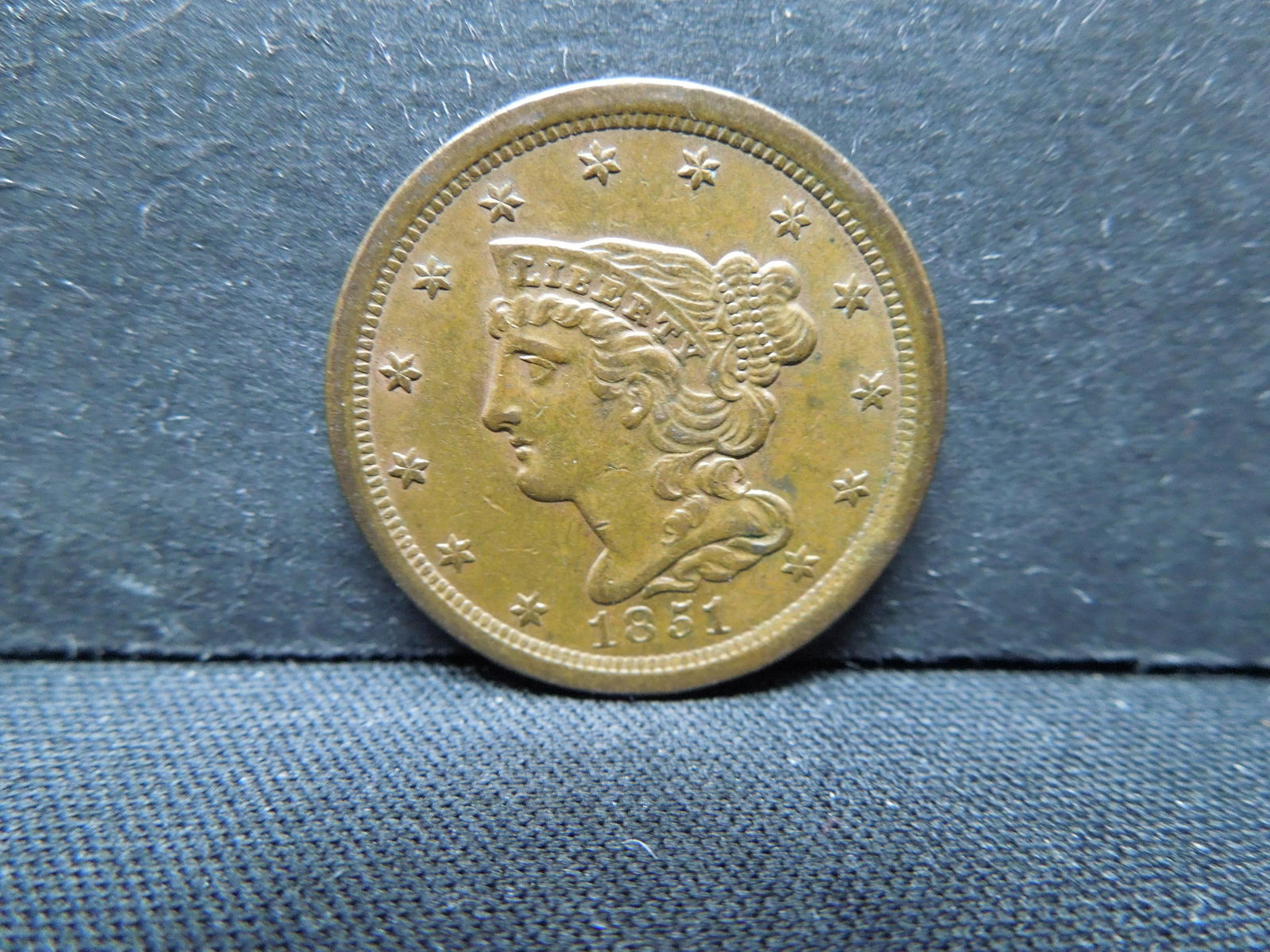 1851 US Half Cent Great Details (1 of 2)