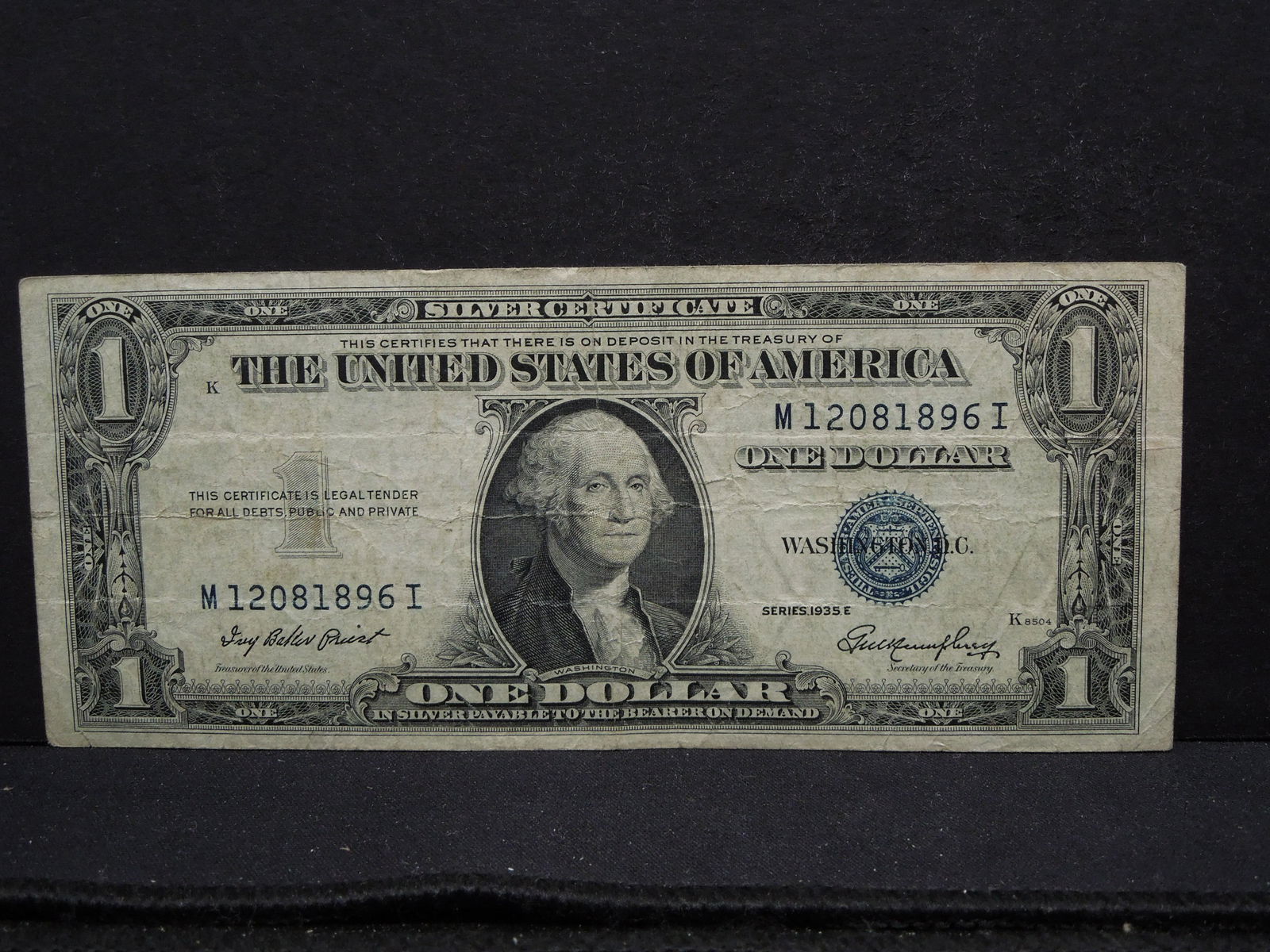 1935 E One Dollar Silver Certificate (1 of 3)