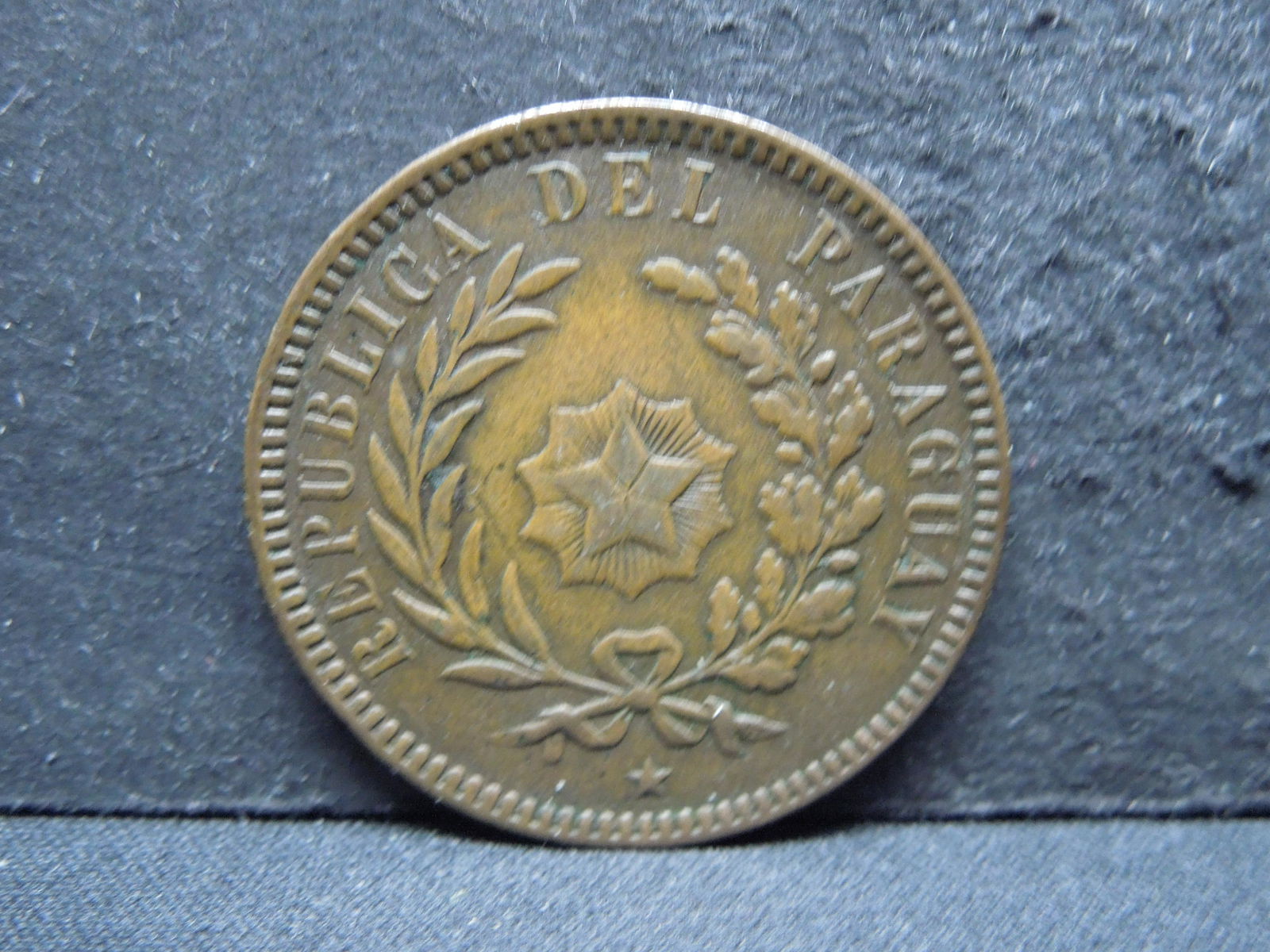 1870 2 Centesimos Paraguay Rare (1 of 2)