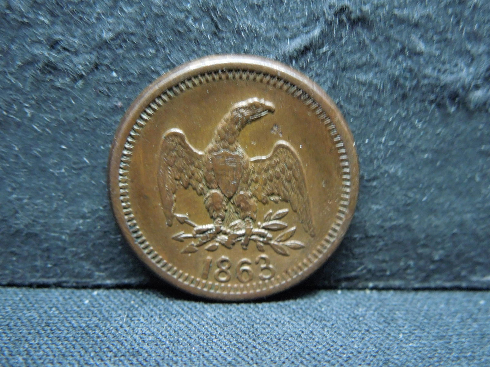 1863 Civil War Token Hales Corner Nice (1 of 2)