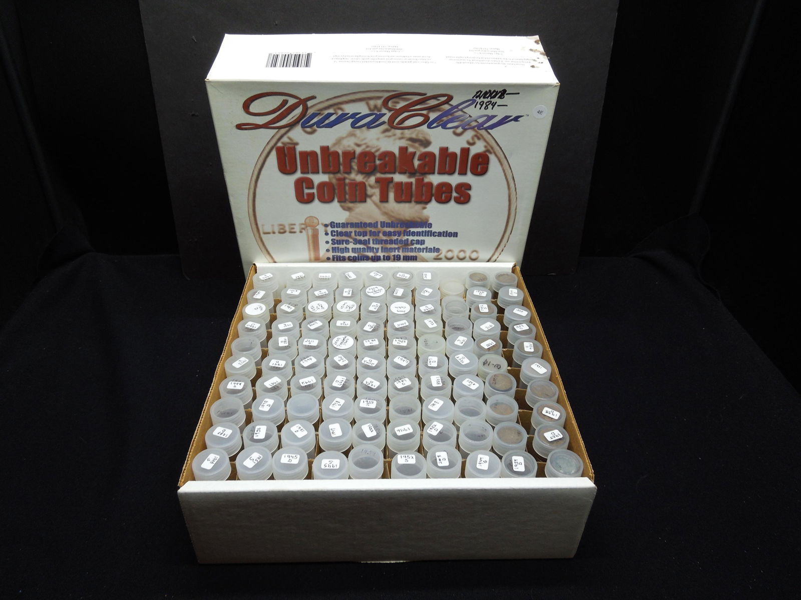 (19) Coin Tubes of Wheat Cents, 80 Empty Coin Tubes (1 of 4)