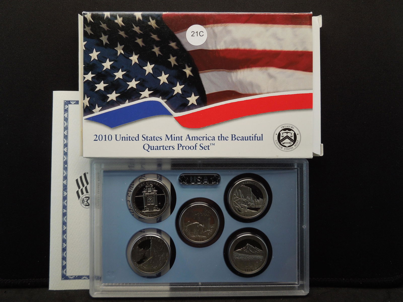 2010 US Mint America The Beautiful Quarter Proof Set (1 of 4)