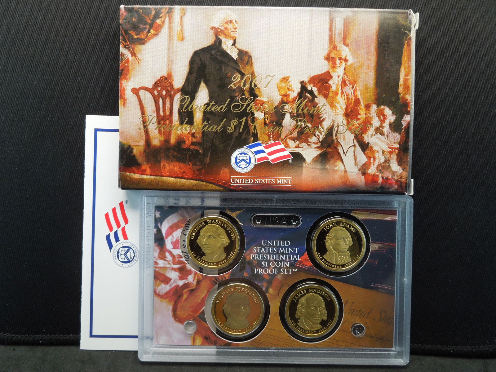 2007 US Mint Presidential One Dollar Proof Set (1 of 4)