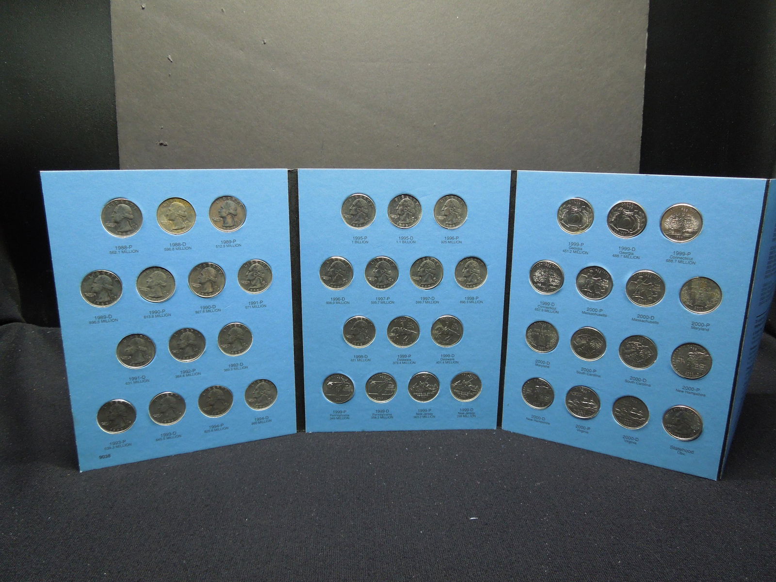 Washington Quarter Book 1988-2000 Complete (43) (1 of 7)