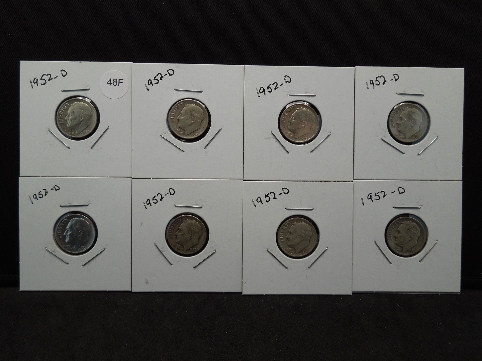 (8) 1952 Roosevelt Dimes (1 of 5)