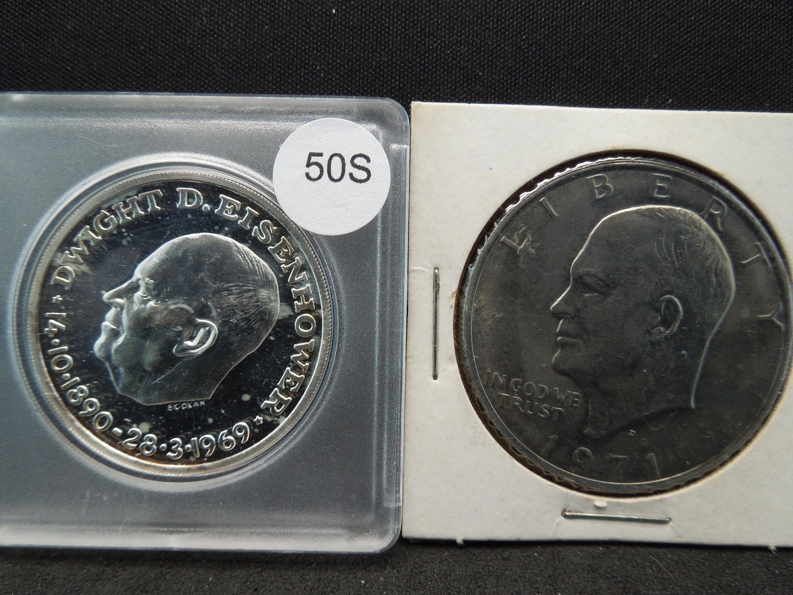 1971 D Ike Dollar, Eisenhower Medal (1 of 3)