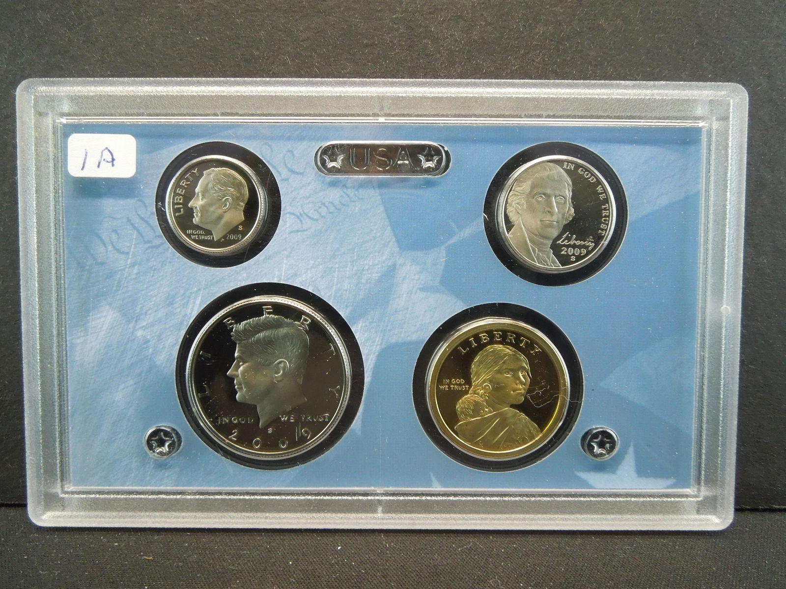 2009-S four-piece clad proof set in government holder. (1 of 2)