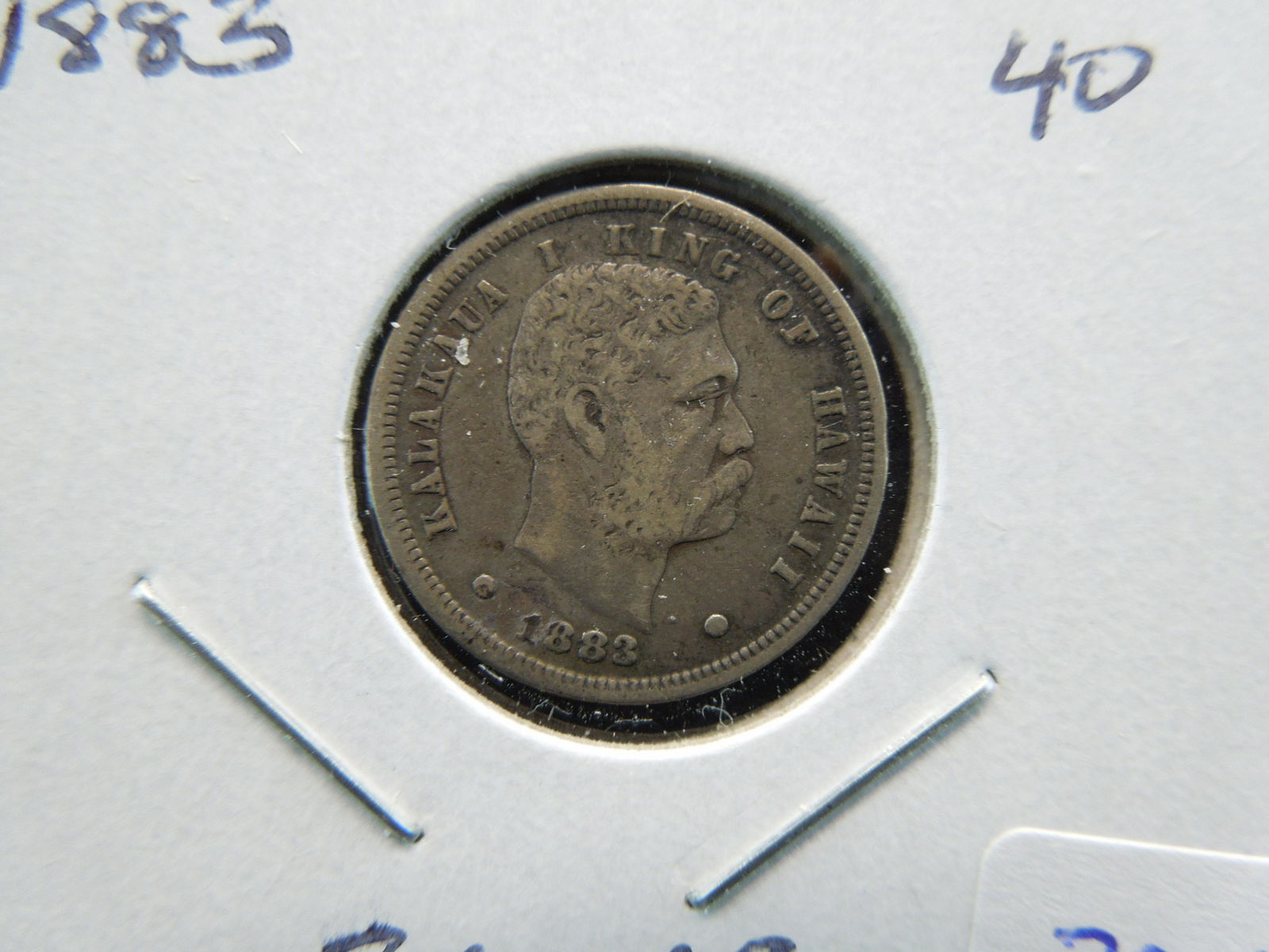 1883 Hawaii Silver Dime.  Struck and US Mint and very (1 of 3)