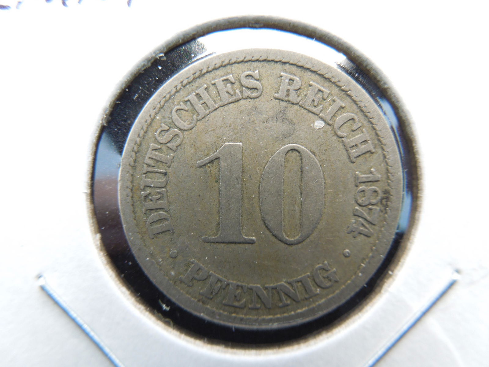 1874A Germany 10 Pfennig. (1 of 3)