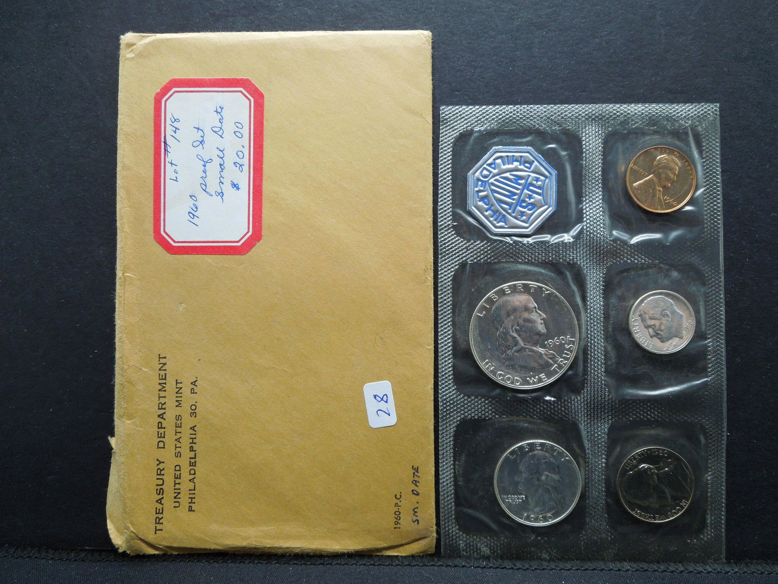 The elusive 1960 Small Date UYS Proof Set.  GEM in (1 of 3)